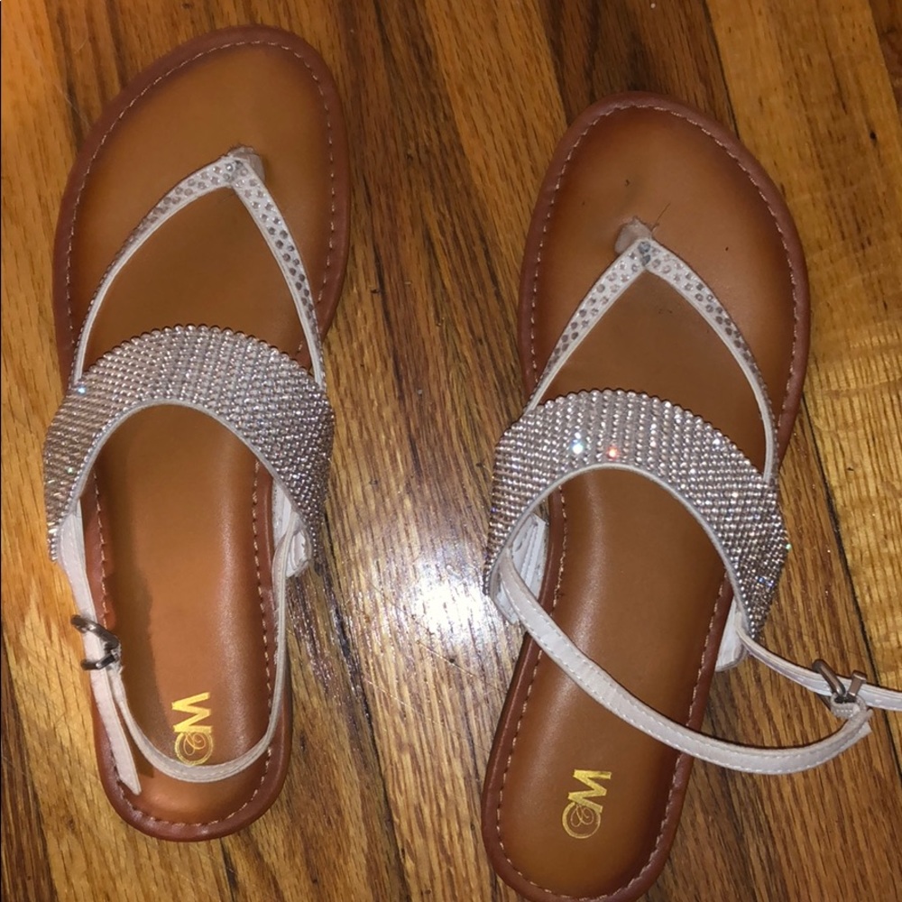 Sparkly flip-flops